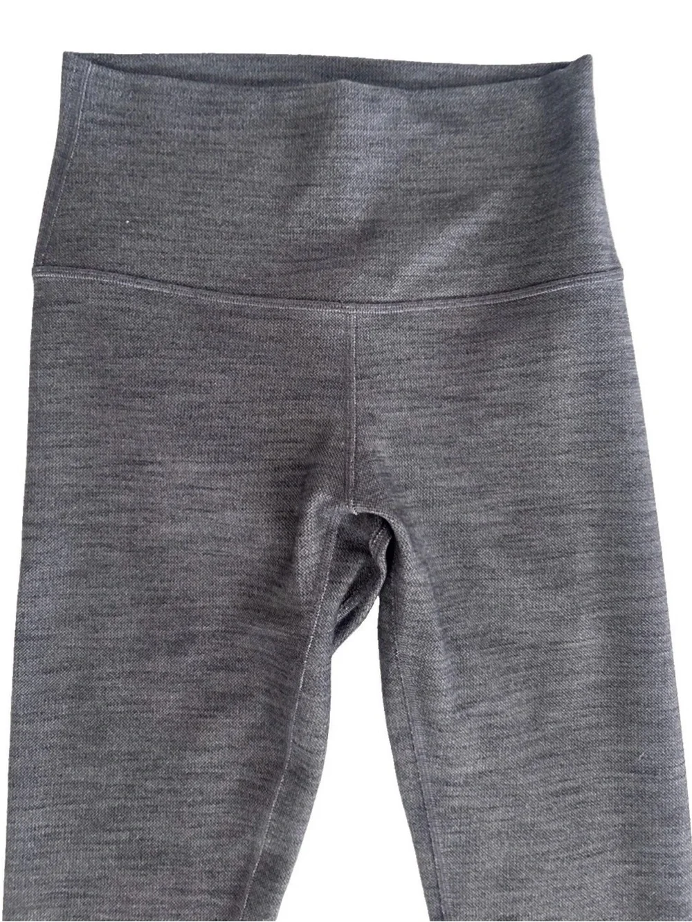 Lululemon Align High Rise Heathered Dark/SlateGray Yoga Legging Herringbone Sz 4